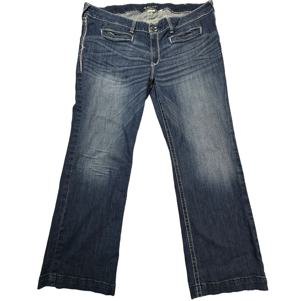 Ariat Jeans Women's Denim Trouser Size 24W Very Good Condition!